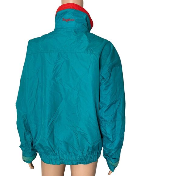 Vintage Columbia Bugaboo Jacket Mens Large Teal Red Full Zip - Picture 2 of 12